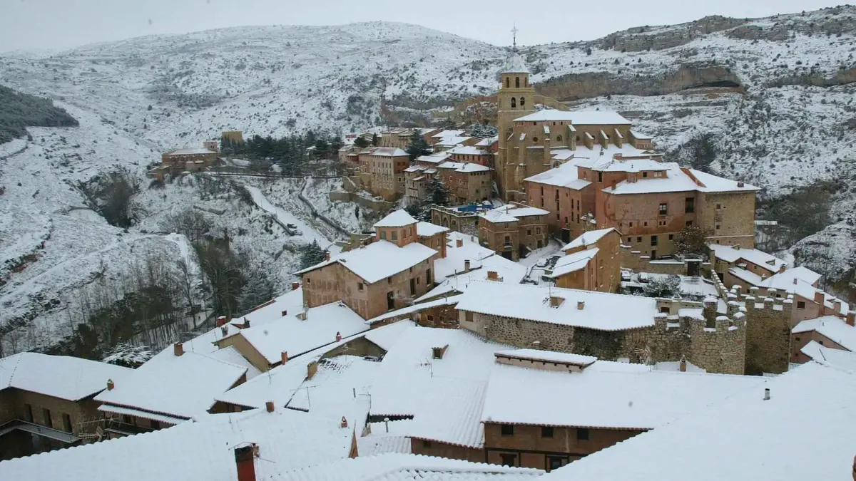 Comarca Sierra de Albarracín nevada