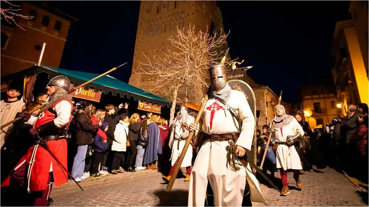 Ambiente nocturno en las Bodas de Isabel de Teruel