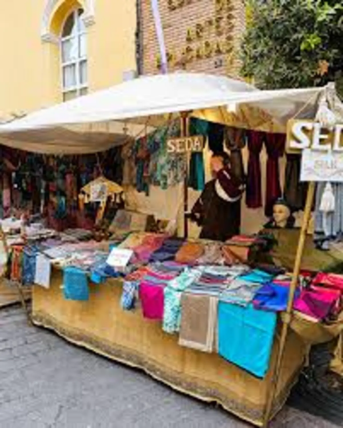 Mercado medieval en las Bodas de Isabel de Teruel