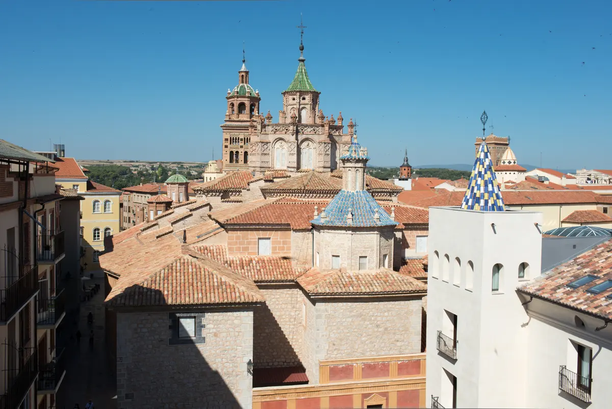 Vistas desde habitación de hotel en Teruel